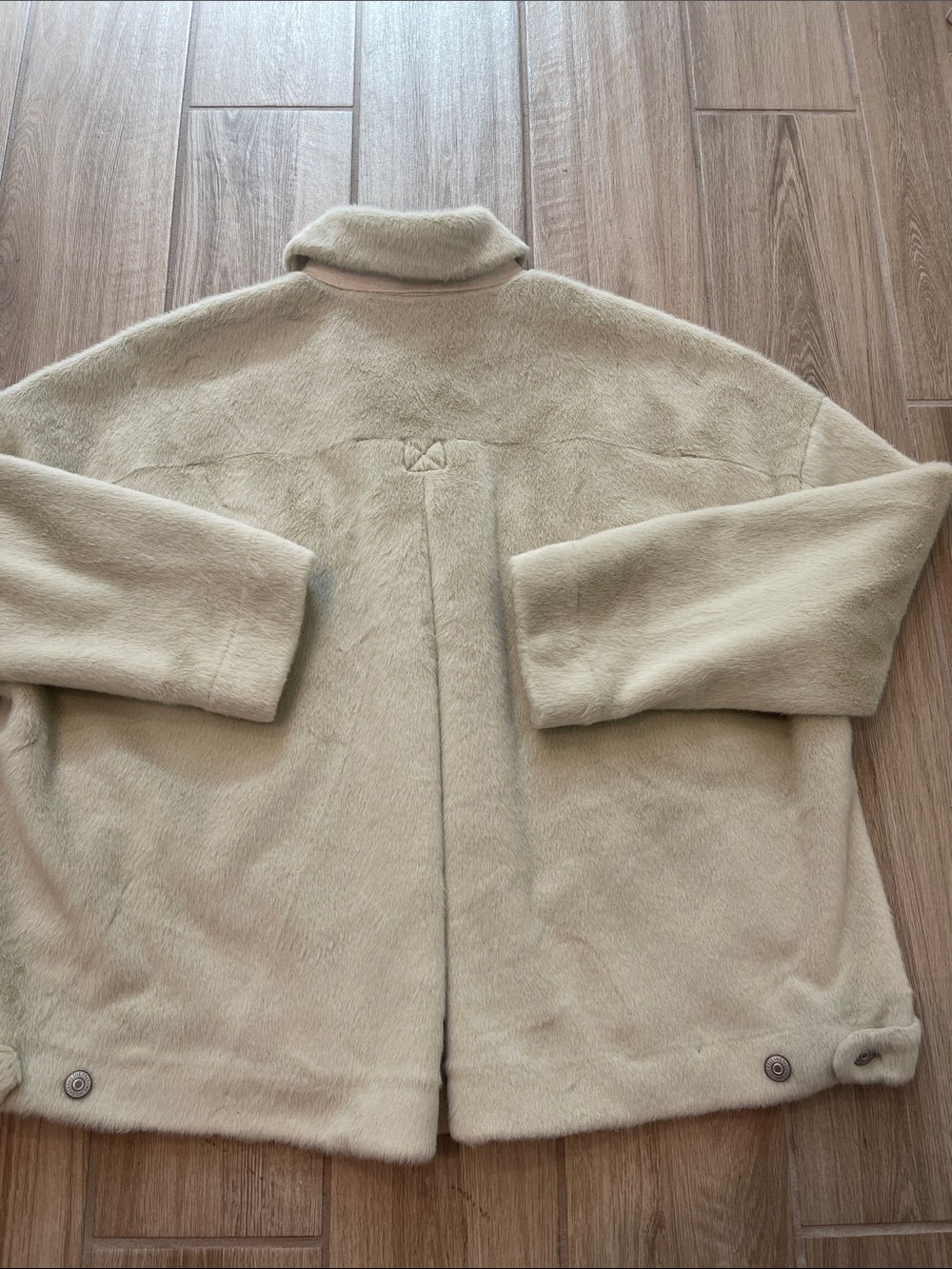 We The Free Cozy Opal Swing Faux Fur Jacket Sz S - Picture 10 of 14